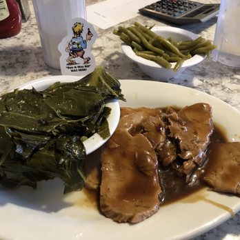 Nick's - Roast pork & 2 sides for $5.95 - a tasty-riffic value! - Seafood Near Me - Virginia Beach, Virginia Nick's - Roast pork & 2 sides for $5.95 - a tasty-riffic value! - Seafood Near Me - Virginia Beach, Virginia