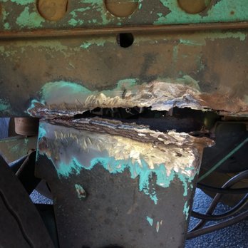 Seigler's Welding & Mechanical - Tractor trailer repair for out of state company what a gap. This took some reinforcing material so it wouldn't happen again - Metal Fabricators Near Me Seigler's Welding & Mechanical - Tractor trailer repair for out of state company what a gap. This took some reinforcing material so it wouldn't happen again - Metal Fabricators Near Me