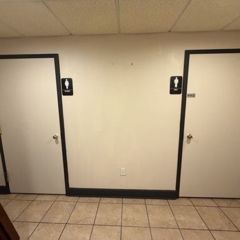 Khan Chacha Grill - Bathroom doors - Indian Near Me - Pittsburgh, Pennsylvania