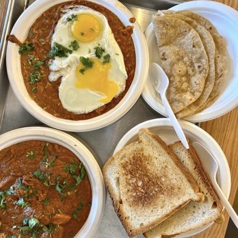 Eggholic - Surti Gotalo (top) and Toofani Curry (spicy!) - Indian Near Me - Chantilly, Virginia Eggholic - Surti Gotalo (top) and Toofani Curry (spicy!) - Indian Near Me - Chantilly, Virginia