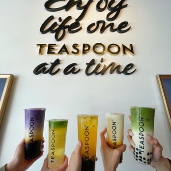 Teaspoon - Dirty Ube, Grasshopper, Lady Bug, Silky Mango, Matcha Royale - Bubble Tea Near Me - Folsom, California Teaspoon - Dirty Ube, Grasshopper, Lady Bug, Silky Mango, Matcha Royale - Bubble Tea Near Me - Folsom, California