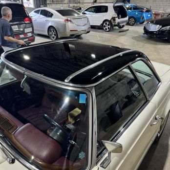 FenderFix Paint & Body - Mercedes 289SL - painted hard top - Body Shops Near Me - Birmingham, Alabama FenderFix Paint & Body - Mercedes 289SL - painted hard top - Body Shops Near Me - Birmingham, Alabama