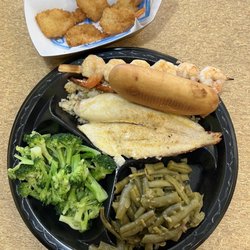 Captain D's - Grilled White Fish & Shrimp Skewer Meal plus 5 Piece Butterfly Shrimp Add-on