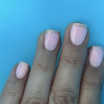 Deluxe Nails & Spa Aliana - My French tips in powder nails - Waxing Near Me - Richmond, Texas Deluxe Nails & Spa Aliana - My French tips in powder nails - Waxing Near Me - Richmond, Texas
