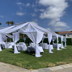The Plaza At Cabrillo Marina - Tent on lawn outdoor party venue