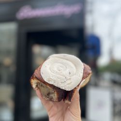 Somedays Bakery - Blueberry Cardamom Bun (~$9)