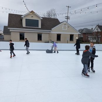The Creamery - a group of children skating on the ice - Restaurants Near Me - Kennett Square, Pennsylvania