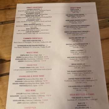 Rebel Dog Coffee Co. & Tavern PLAINVILLE - Drinks menu - Coffee & Tea Near Me - Plainville, Connecticut