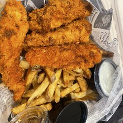 Taylor’s Tap and Grill - Cajun rub chicken fingers w/fries