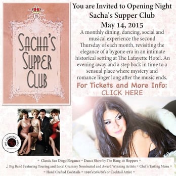 Sacha's Supper Club - a woman in lingerie - Social Clubs Near Me - San Diego, California Sacha's Supper Club - a woman in lingerie - Social Clubs Near Me - San Diego, California