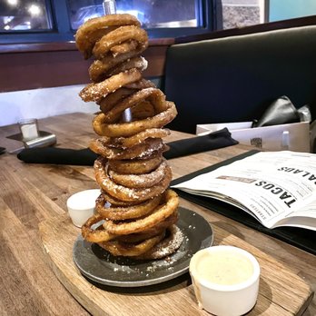 Yard House - Onion Ring Tower - New American Near Me - Irvine, California Yard House - Onion Ring Tower - New American Near Me - Irvine, California
