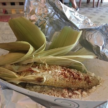 Frita's - Roasted chipotle corn w/queso fresco & lime  - hot and delicious - Cuban Near Me - Key West, Florida