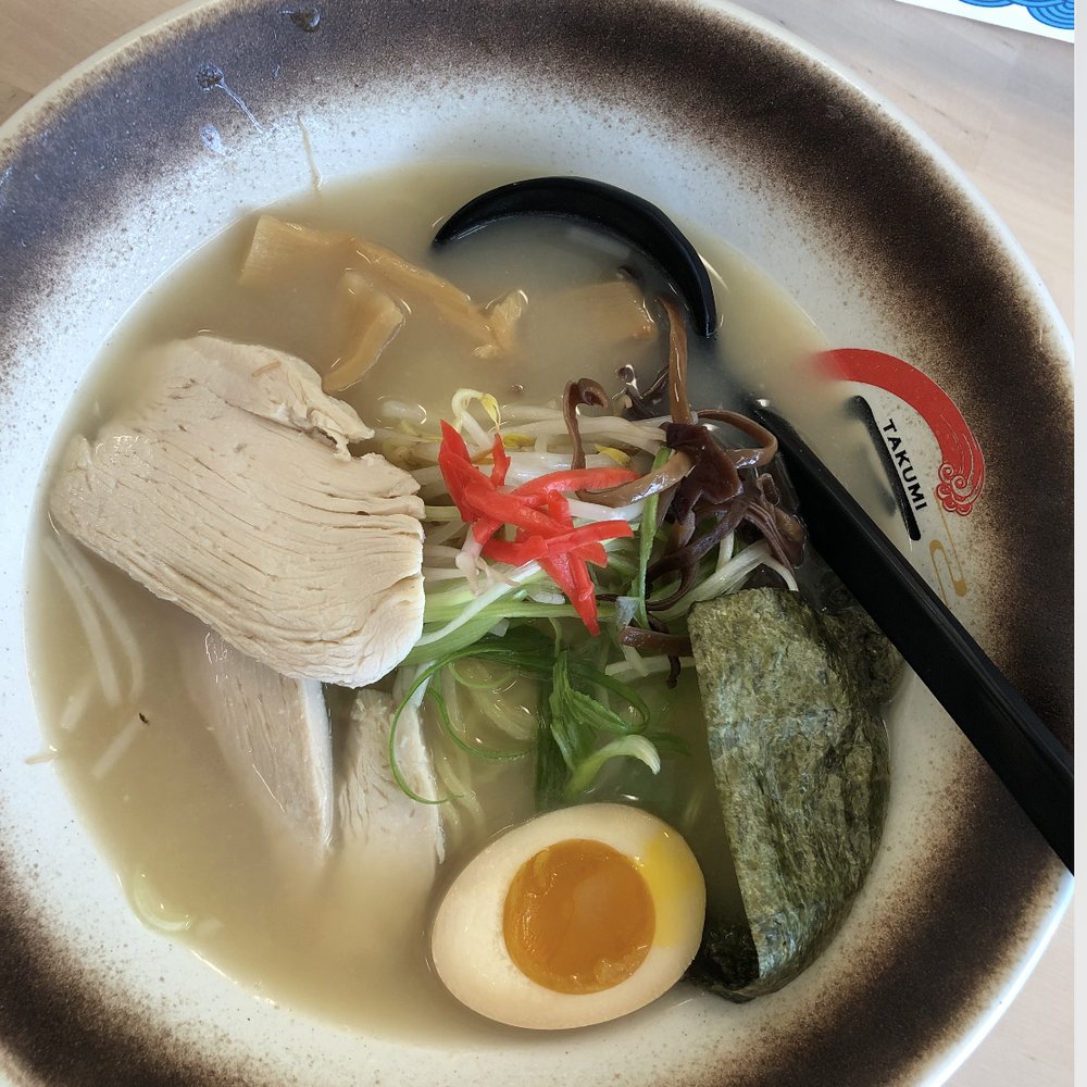 Takumi Ramen - The chicken ramen. Loved the bamboo in this, and that egg was amazing. - Ramen Near Me - Orlando, Florida Takumi Ramen - The chicken ramen. Loved the bamboo in this, and that egg was amazing. - Ramen Near Me - Orlando, Florida