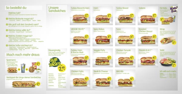 Menu photo 2 Subway Berlin, BE