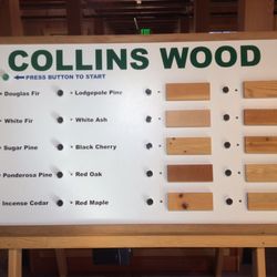Collins Pine Museum - Learn to identify wood species.