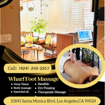 Wharf Foot Massage - Swedish Massage is a type of massage therapy that uses long, smooth strokes to help relax the body... - Massage Near Me - Los Angeles, California Wharf Foot Massage - Swedish Massage is a type of massage therapy that uses long, smooth strokes to help relax the body... - Massage Near Me - Los Angeles, California