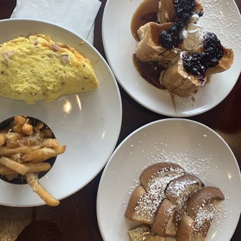 Brick And Spoon - Pigeon Forge - Stuffed French toast, ham and cheese omelette, and regular French toast. - Breakfast & Brunch Near Me - Pigeon Forge, Tennessee Brick And Spoon - Pigeon Forge - Stuffed French toast, ham and cheese omelette, and regular French toast. - Breakfast & Brunch Near Me - Pigeon Forge, Tennessee