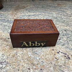 A Greener Place - This is the box they put her in. The name plate came with but I haven't attached it yet so I will look better when I center it