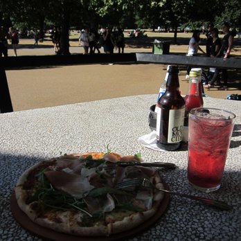 Serpentine Bar & Kitchen - Prosciuotto and Rucola Pizza - Modern European Near Me - London, XGL Serpentine Bar & Kitchen - Prosciuotto and Rucola Pizza - Modern European Near Me - London, XGL