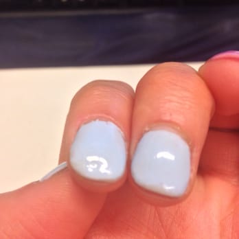 The Finishing Touch Nail Salon - The tips were oddly chipped/unpainted on one of the lower layers...not sure if you can see it well in this picture. - Nail Salons Near Me - Framingham, Massachusetts