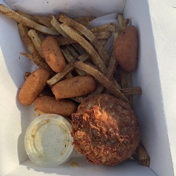 Casey's Crab Company - Crab cake, fries, and hush-puppies - Seafood Near Me - Laurel, Maryland
