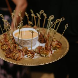 Brown's Revolution Hall - Bacon wrapped scallops