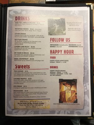 Menu photo 8 The Sink Boulder, CO Menu photo 8 The Sink Boulder, CO
