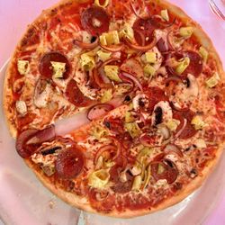 Da Enzo - crispy crust delicious pizza!
