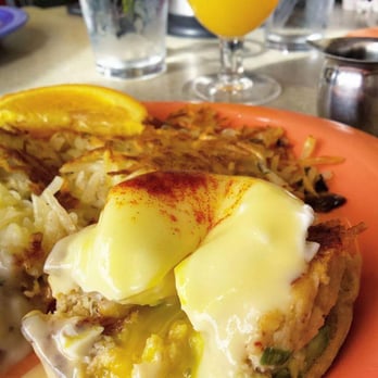 Chad's - 4/2016 The BEST Eggs Benedict I've ever tasted (crabcake benedict) - Breakfast & Brunch Near Me - Santa Barbara, California