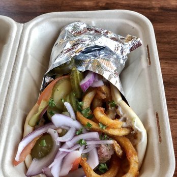 Mazra - Lamb kebab wrap - Middle Eastern Near Me - San Bruno, California Mazra - Lamb kebab wrap - Middle Eastern Near Me - San Bruno, California