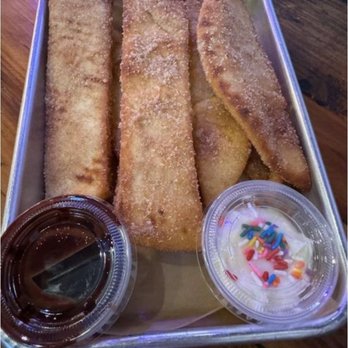 Spitz - Cinnamon sugar pita chips! So delicious! - Greek Near Me - Placentia, California