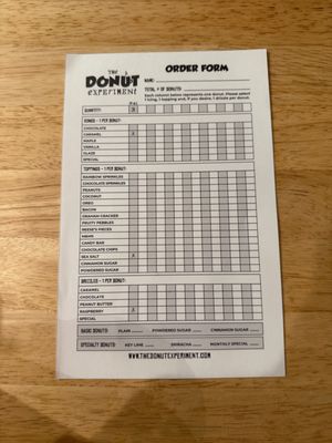 Menu photo 2 The Donut Experiment Anna Maria, FL Menu photo 2 The Donut Experiment Anna Maria, FL