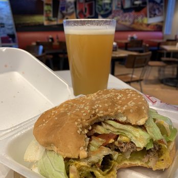Laguna Burger - Laguna and a juice hazy IPA - Burgers Near Me - Albuquerque, New Mexico