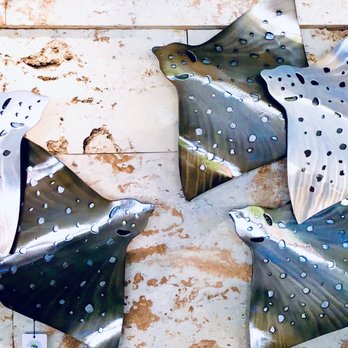 Ocean Gardens and Gifts - Nautical stainless-steel wall art. - Antiques Near Me - Islamorada, Florida Ocean Gardens and Gifts - Nautical stainless-steel wall art. - Antiques Near Me - Islamorada, Florida