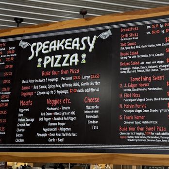 Speakeasy Pizza - Menu - Pizza Near Me - Orleans, Indiana Speakeasy Pizza - Menu - Pizza Near Me - Orleans, Indiana