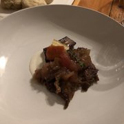 Photo of Miss Rachel's Pantry - Philadelphia, PA, United States. Black Pepper Glazed Seitan with horseradish aioli & Apple/caramelized onion chutney