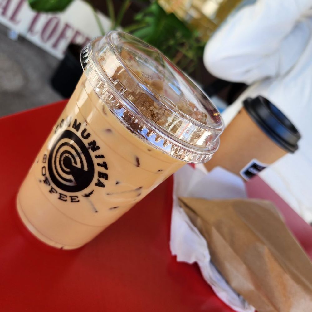 Communitea Coffee - Iced Vanilla latte - Coffee & Tea Near Me - Brea, California Communitea Coffee - Iced Vanilla latte - Coffee & Tea Near Me - Brea, California