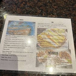 Classics Bar & Grill - Menu