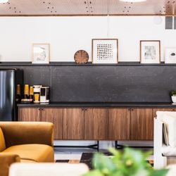 Millrace Motor Club - Slow Club's member lounge bar and kitchenette - Stocked with a wide selection of beverages and snacks.