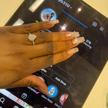 Brookhaven Nail City - Foil on my nails . Thanks Jimmy - Nail Salons Near Me - Atlanta, Georgia