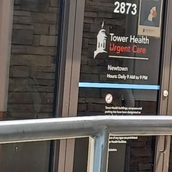 Tower Health Urgent Care - Pic of me outside drinking a Playa Bowls Smoothie. The smoothie was more helpful than the doctors here.