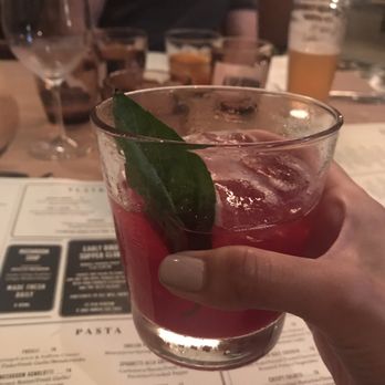 The Warbler - Purple Martin cocktail - Pasta Shops Near Me - Chicago, Illinois