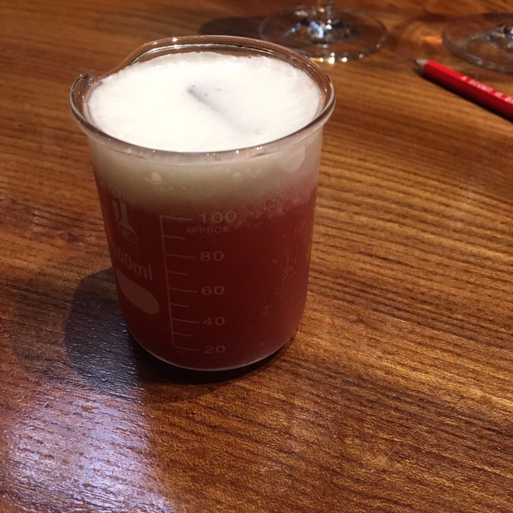 Lazy Bear - Fermented rhubarb a soda with yogurt - New American Near Me - San Francisco, California