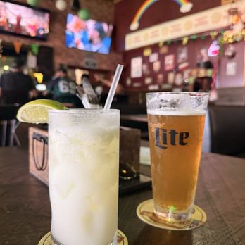 The Naughty Rooster Irish Pub - Virgin piña colada soda and a local ipa on tap - Pubs Near Me - Lihue, Hawaii The Naughty Rooster Irish Pub - Virgin piña colada soda and a local ipa on tap - Pubs Near Me - Lihue, Hawaii