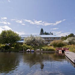 Inn On Long Lake - View of the hotel from one of our docks