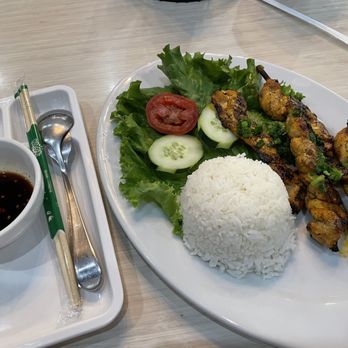 Pho O.C. - Chicken skewers with rice - Vietnamese Near Me - Las Vegas, Nevada