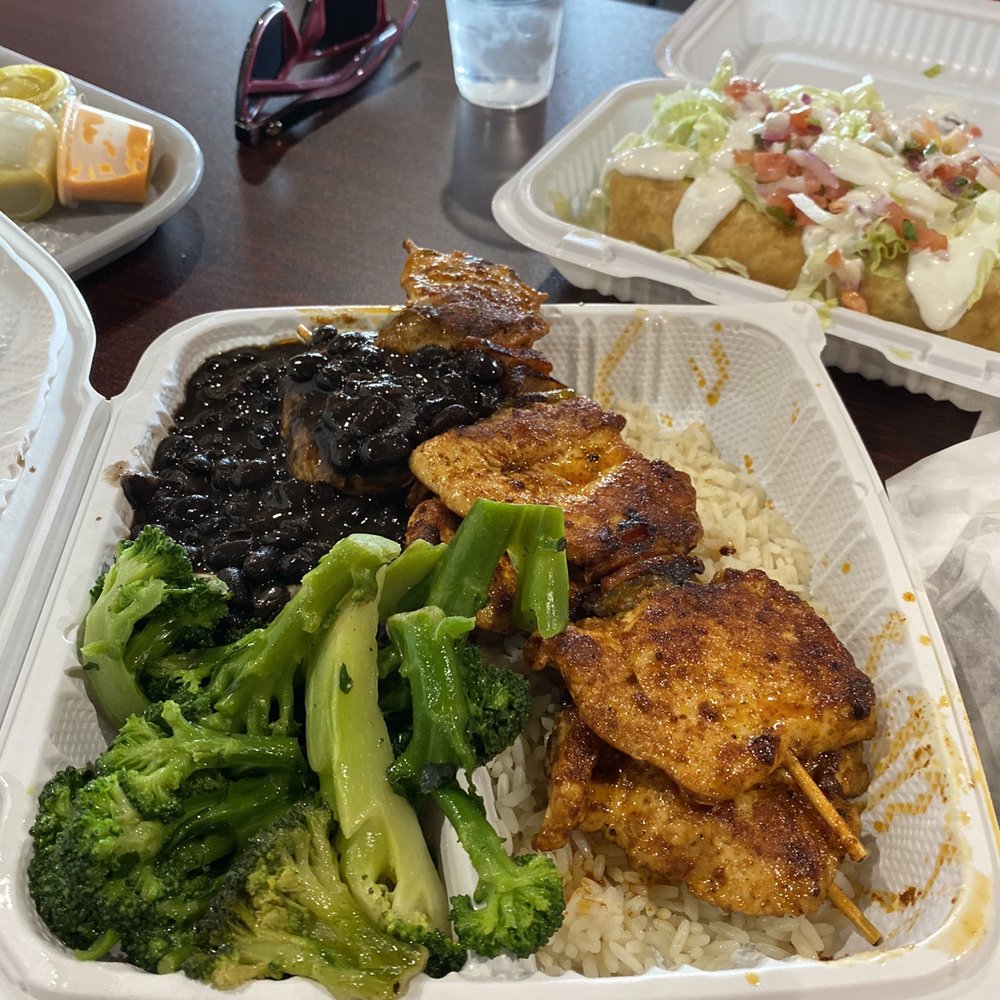 El Pollo Asado - Chicken Kobab; Veggie Chimichanga - Mexican Near Me - Pocomoke City, Maryland El Pollo Asado - Chicken Kobab; Veggie Chimichanga - Mexican Near Me - Pocomoke City, Maryland