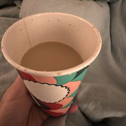 Starbucks - My grande. This problem happens often.