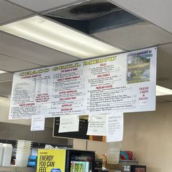 Chaco Grill - Menu on 12/1/24