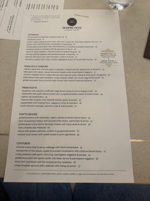 Menu photo 2 Sempre Oggi New York, NY